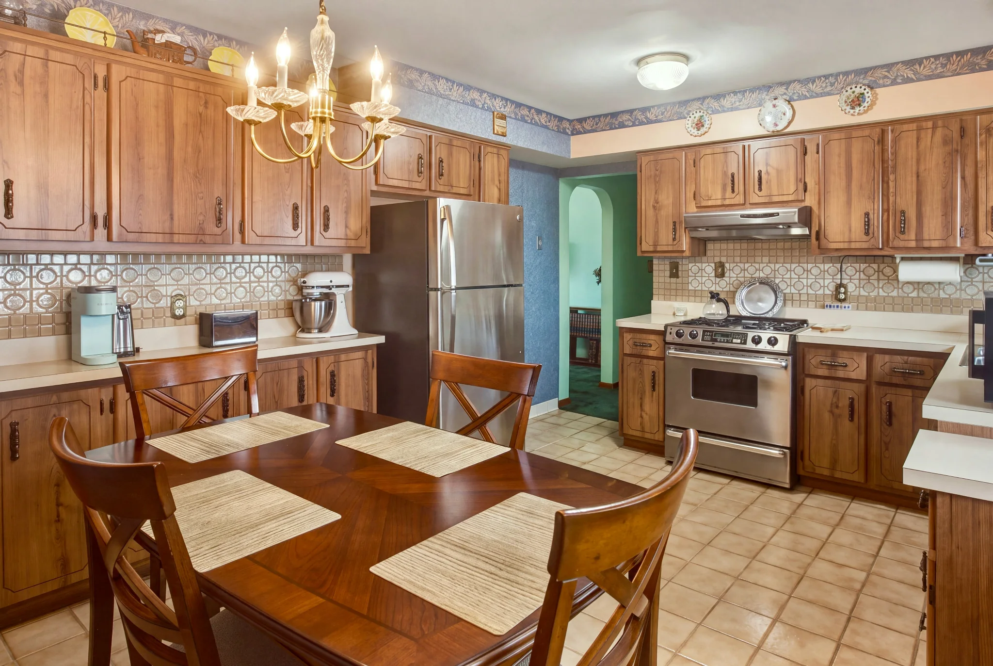 Kitchen and dining area