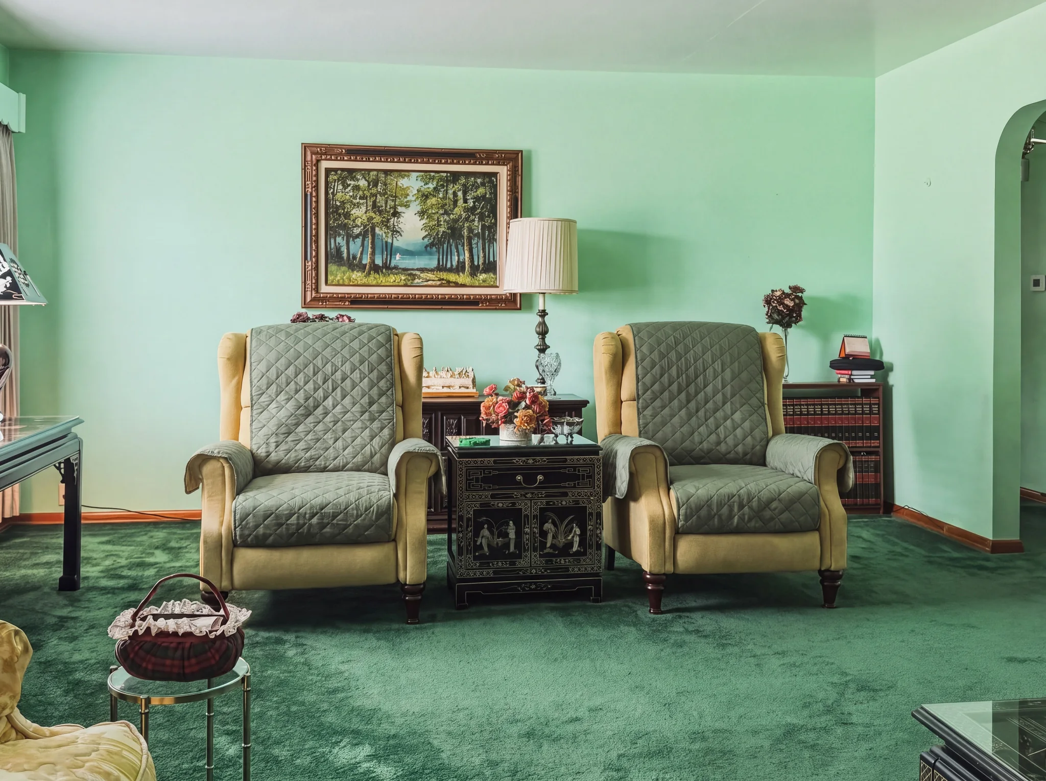 Living room seating area